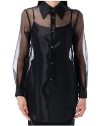 Comme des Garçons - Comme Des Garçons Sheer Long Sleeved Shirt - Lyst