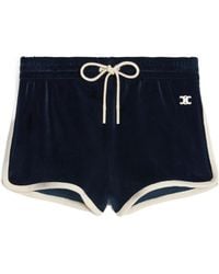 Celine - Triomphe Mini Shorts - Lyst