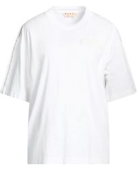 Marni - Loose-Fitting Two-Tone Short-Sleeved T-Shirt - Lyst