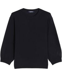 Max Mara - Amico Crewneck Three-Quarter-Sleeved Jumper - Lyst