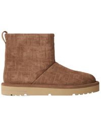 Fendi - Ff Motif Ankle Boots - Lyst