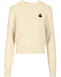Isabel Marant - Long-Sleeve Logo Sweater - Lyst