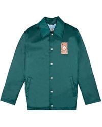 CASABLANCA - Gothic Logo Stadium Jacket - Lyst