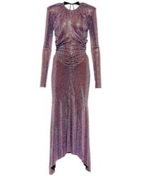 Alexandre Vauthier - Metallic Ruched Maxi Dress - Lyst