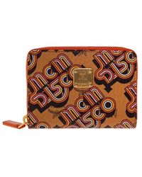 MCM - Zip-Around Wallet - Lyst