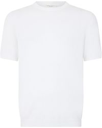 Roberto Collina - Sponge Effect Short Sleeve T-Shirt - Lyst