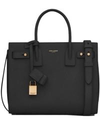 Saint Laurent - Sac De Jour Logo Detailed Tote Bag - Lyst
