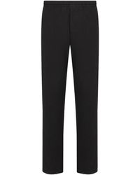 Dior - Tailored Track Pants With Cd Icon Embroidery - Lyst