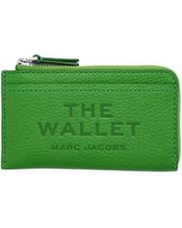 Marc Jacobs - The Leather Top Zip Wallet - Lyst