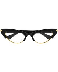 Bottega Veneta - Eyewear Cat Eye Frame Glasses - Lyst