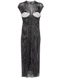 Christopher Kane - Crystal-Embellished Cutout Midi Dress - Lyst