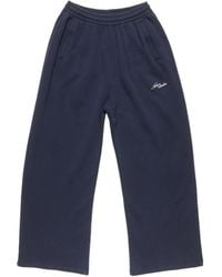 Acne Studios - Fleece Logo Sweatpants - Lyst