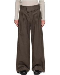 Kiko Kostadinov - Fold-Over Waist Casual Trousers - Lyst