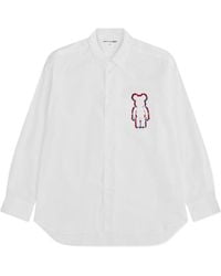 Comme des Garçons - X Medicom Toy Logo-Printed Cotton Shirt - Lyst