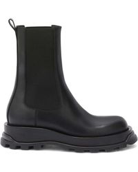 Jil Sander - Leather Chelsea Boots - Lyst