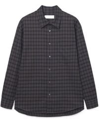 DUNST - Checked Flannel Shirt - Lyst