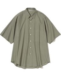AURALEE - Cotton Shirt - Lyst