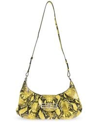 Balenciaga - Pamela Python Embossed Medium Shoulder Bag - Lyst