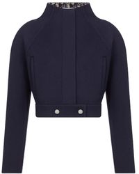 Dior - Cropped Peacoat - Lyst