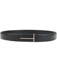 Tom Ford - T Buckle Leather Belt - Lyst