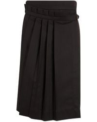 Dries Van Noten - High-Waist Pleated Skirt - Lyst