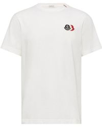 Moncler - Logo Patch Crewneck T-Shirt - Lyst