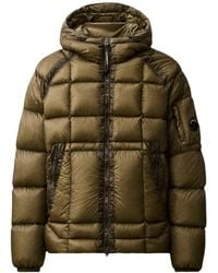 C.P. Company - Long-Sleeved Down Jacket With A Zipper - Lyst