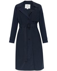 Woolrich - Belted Button-Up Trench Coat - Lyst