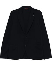 Gran Sasso - Patch-Pocket Wool Blazer - Lyst