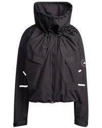 adidas By Stella McCartney - Hooded Reflective-Detail Jacket - Lyst