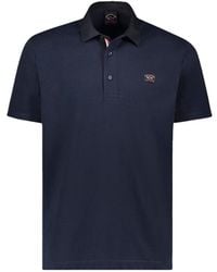 Paul & Shark - Logo-Patch Short-Sleeve Polo Shirt - Lyst
