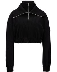 Moncler - X Willow Smith Cotton Half-Zip Sweatshirt - Lyst