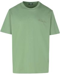 Balmain - Logo Embroidered Crewneck T-Shirt - Lyst