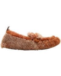Acne Studios - Shearling Loafers - Lyst
