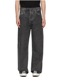 Agolde - Denim Trousers With Belt Loops - Lyst