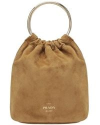 Prada - Logo Bucket Bag - Lyst