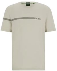 BOSS - Boss Logo Detailed Crewneck T-Shirt - Lyst