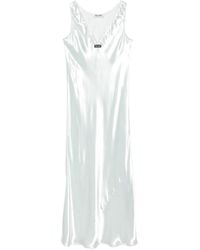 Miu Miu - V-Neck Sleeveless Maxi Dress - Lyst