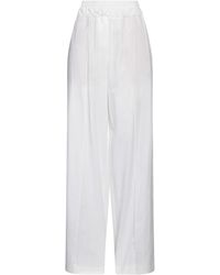Brunello Cucinelli - Wide-Leg Casual Trousers - Lyst