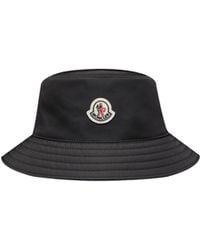 Moncler - Logo Patch Bucket Hat - Lyst