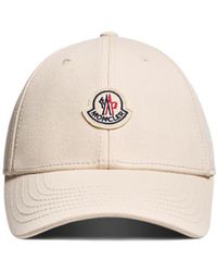 Moncler - Gabardine Logo Patch Baseball Cap - Lyst
