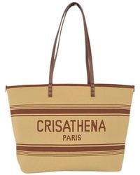 Crisathena - Large Double Handle Shoulder Bag - Lyst