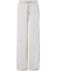 Liu Jo - Satin Flare Trousers - Lyst