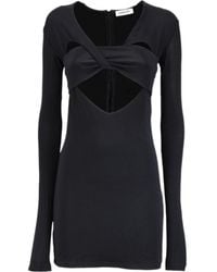 Ambush - Cut-Out Detailed Mini Dress - Lyst