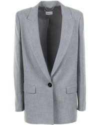 Marella - Single-Buttoned Blazer - Lyst