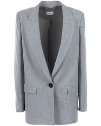 Marella - Single-Buttoned Blazer - Lyst