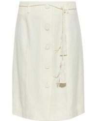 Posse - Elspeth Buttoned Wrap Skirt - Lyst