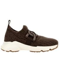 Tod's - Chain-Link Detailed Round-Toe Sneakers - Lyst