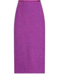Dolce & Gabbana - Rachel Tweed Midi Skirt - Lyst