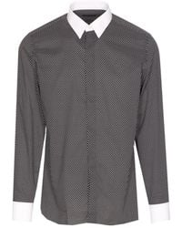 Tom Ford - Diamond-Pattern Cotton Shirt - Lyst